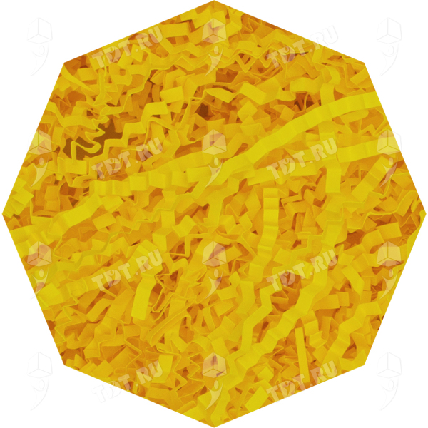 Бумажный наполнитель «Солнечно-желтый», цветная бумага, 1 кг