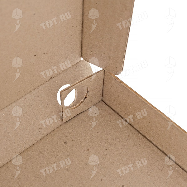 Коробка для пиццы, белая, 310*310*33 мм