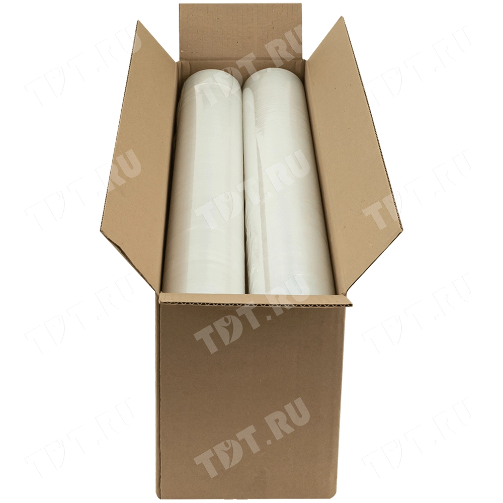 Стрейч пленка прозрачная, 500 мм, 20 мкм, 1.2 кг, 1 сорт