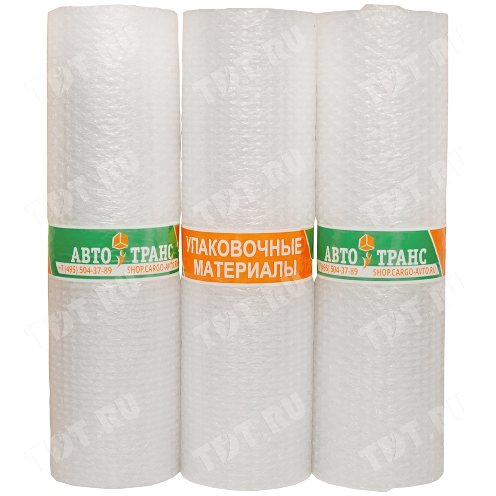 Воздушно пузырьковая пленка, 5*0.4 м «Компакт», 55 г/м², двухслойная