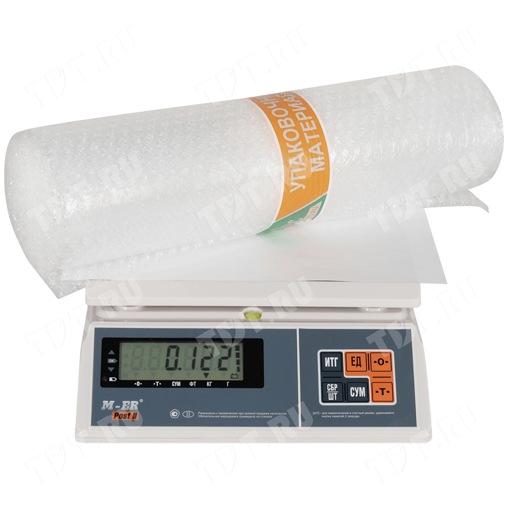 Воздушно пузырьковая пленка, 5*0.4 м «Компакт», 55 г/м², двухслойная