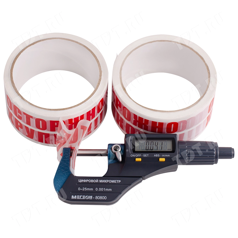 Клейкая лента с печатью «Осторожно хрупкое», 48мм*36м*40мкм