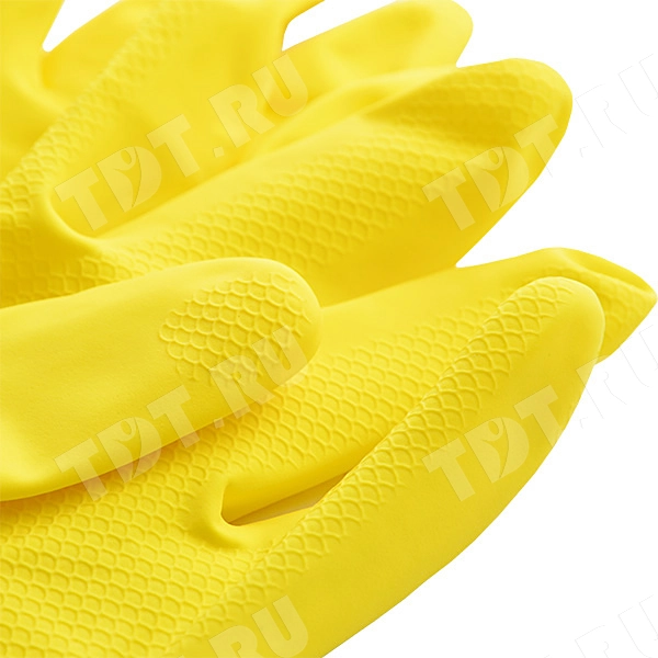 Перчатки хозяйственные латексные (размер L)