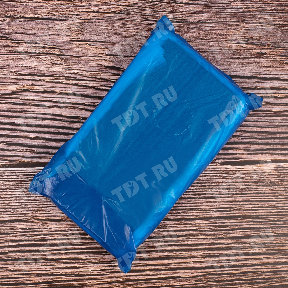 Пакеты фасовочные ПНД в пластах «WWW», голубая упаковка, 10+8*27см, 8 мкм