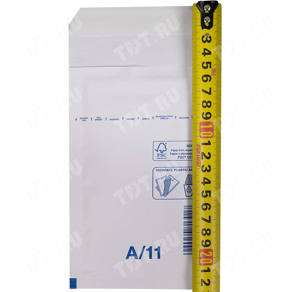 Белый крафт пакет с прослойкой, 12*17 см, А-11 (А/000)