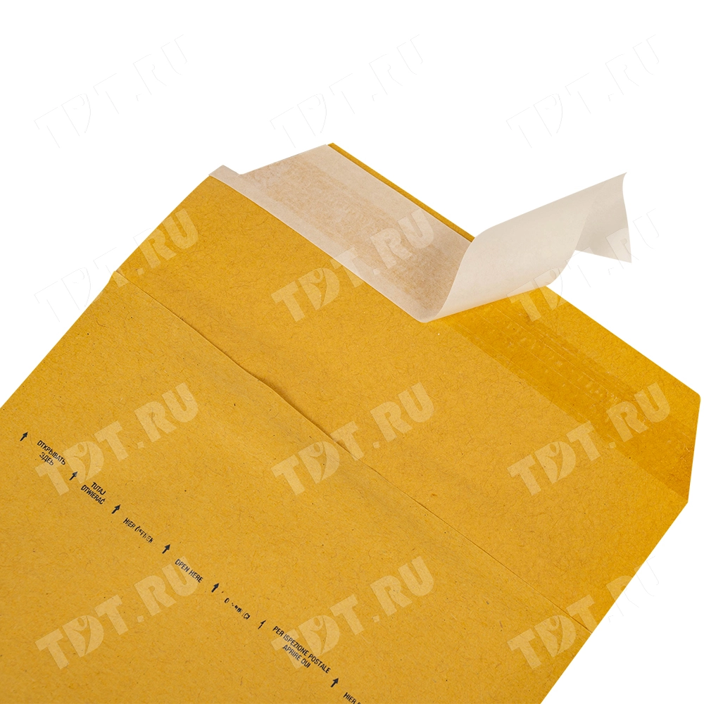 Бурый крафт пакет с прослойкой, 12*17 см, A-11-G (А/000)