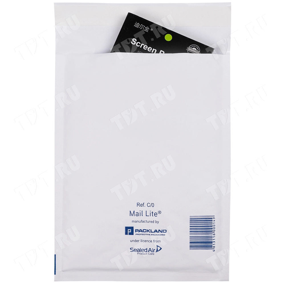 Белый крафт пакет с прослойкой, 17*22 см, C-13 (С/0)