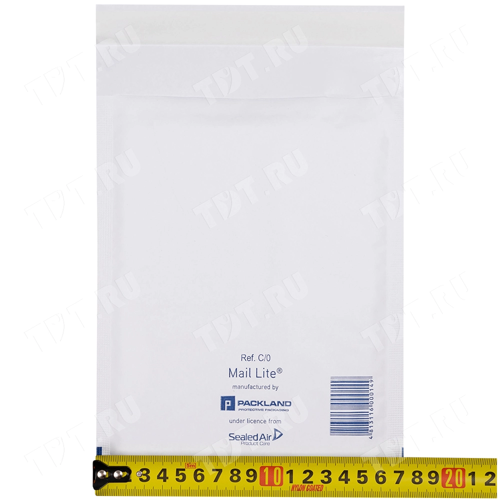 Белый крафт пакет с прослойкой, 17*22 см, C-13 (С/0)