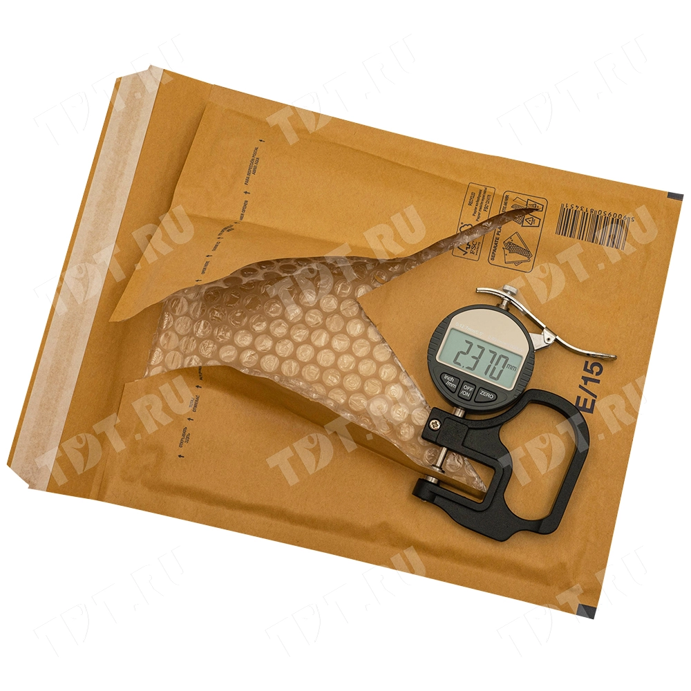 Бурый крафт пакет с прослойкой, 24*27 см, E-15-G (E/2)