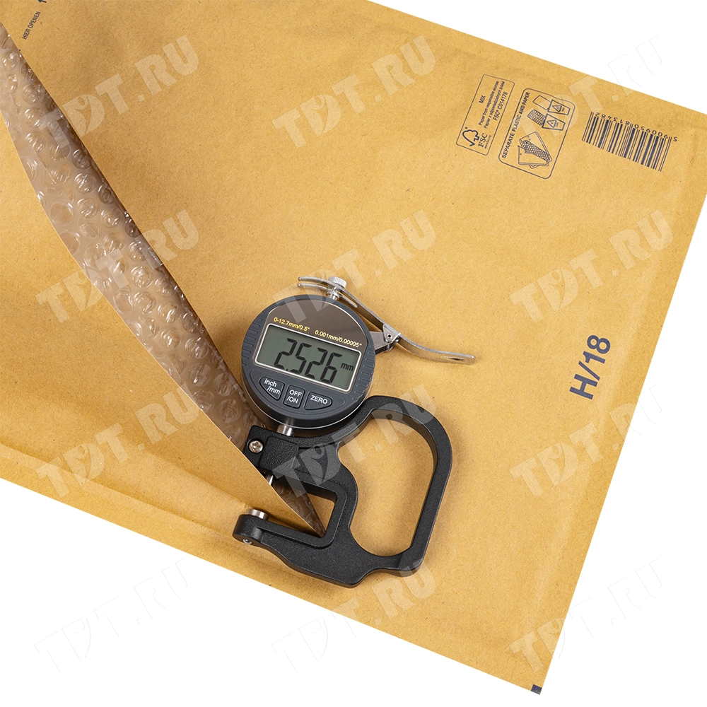 Бурый крафт пакет с прослойкой, 29*37 см, H-18-G (H/5)