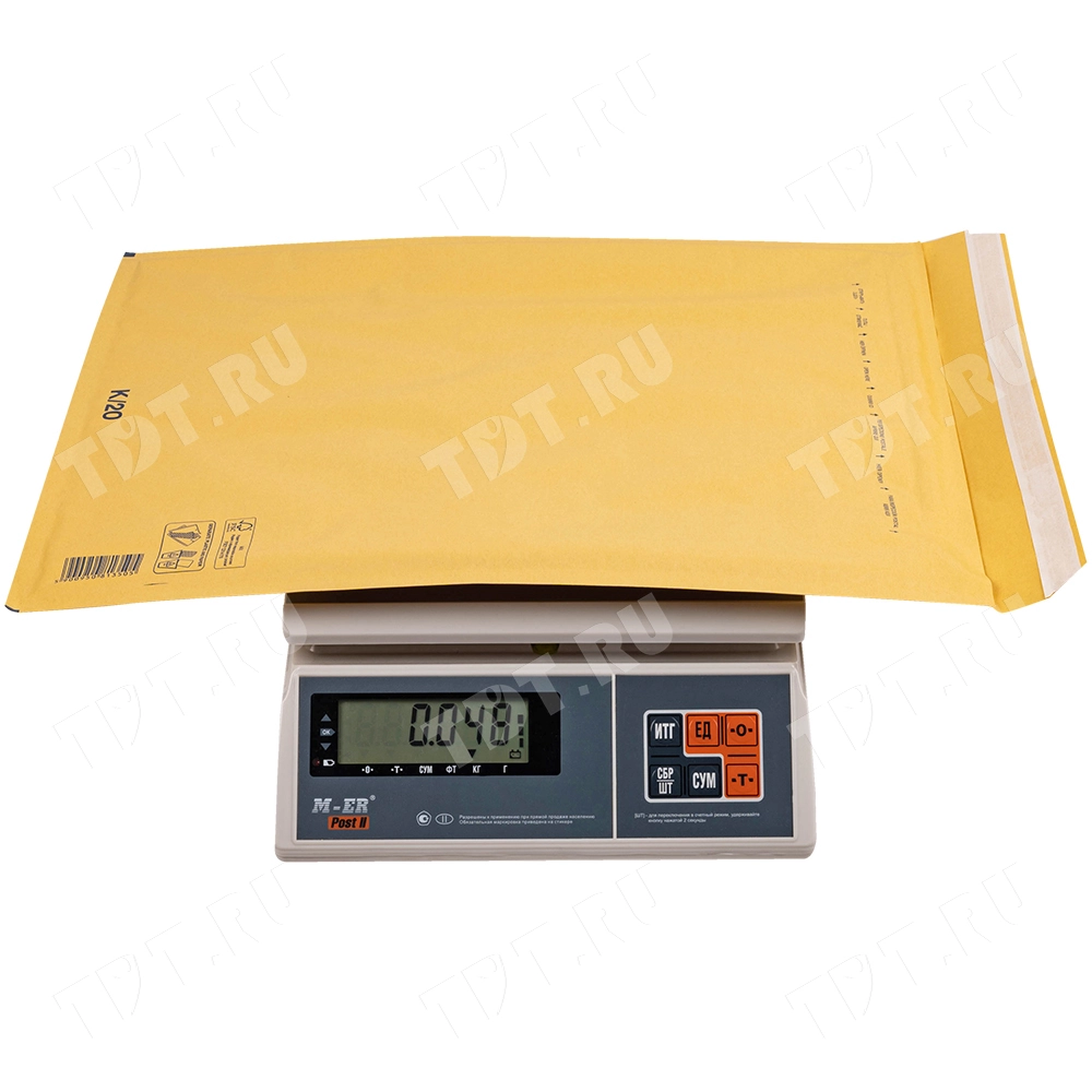 Бурый крафт пакет с прослойкой, 37*48 см, K-20-G (K/7)