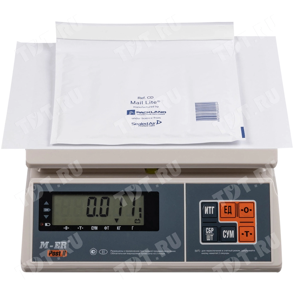 Белый крафт пакет с прослойкой, 20*17 см, CD