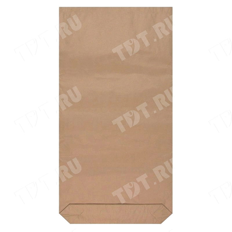 Крафт мешок трехслойный без ручек, 70 г/м², 50*13*72 см