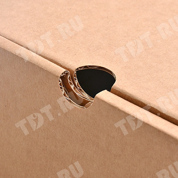 Бурая коробка для обуви №76, 500*300*130 мм