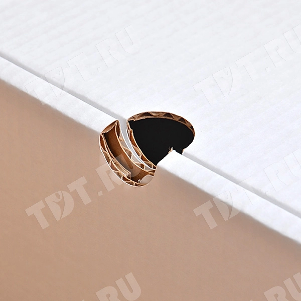 Беленый обувной короб №78, 500*300*130 мм