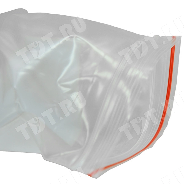 Пакеты Zip Lock с полосой для надписи, 70*100 мм, 60 мкм, 100 шт.