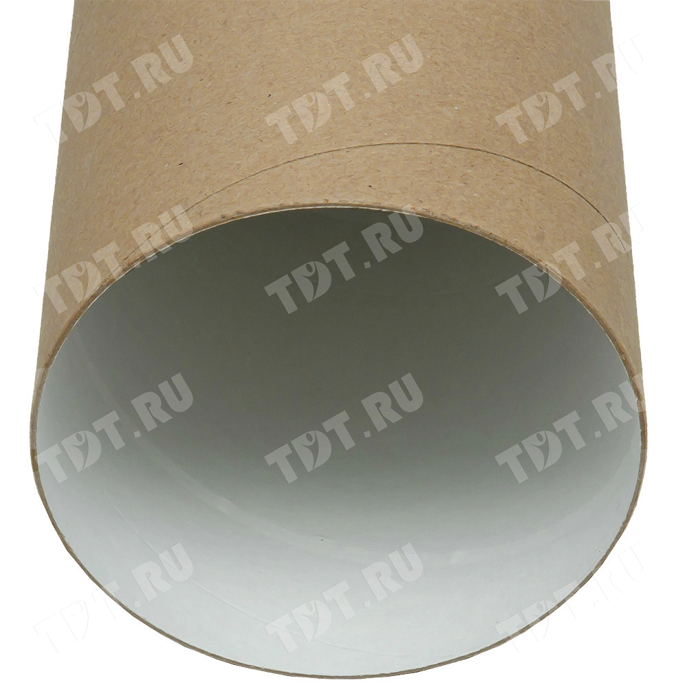 Картонный тубус с жестяной крышкой, 80*640 мм