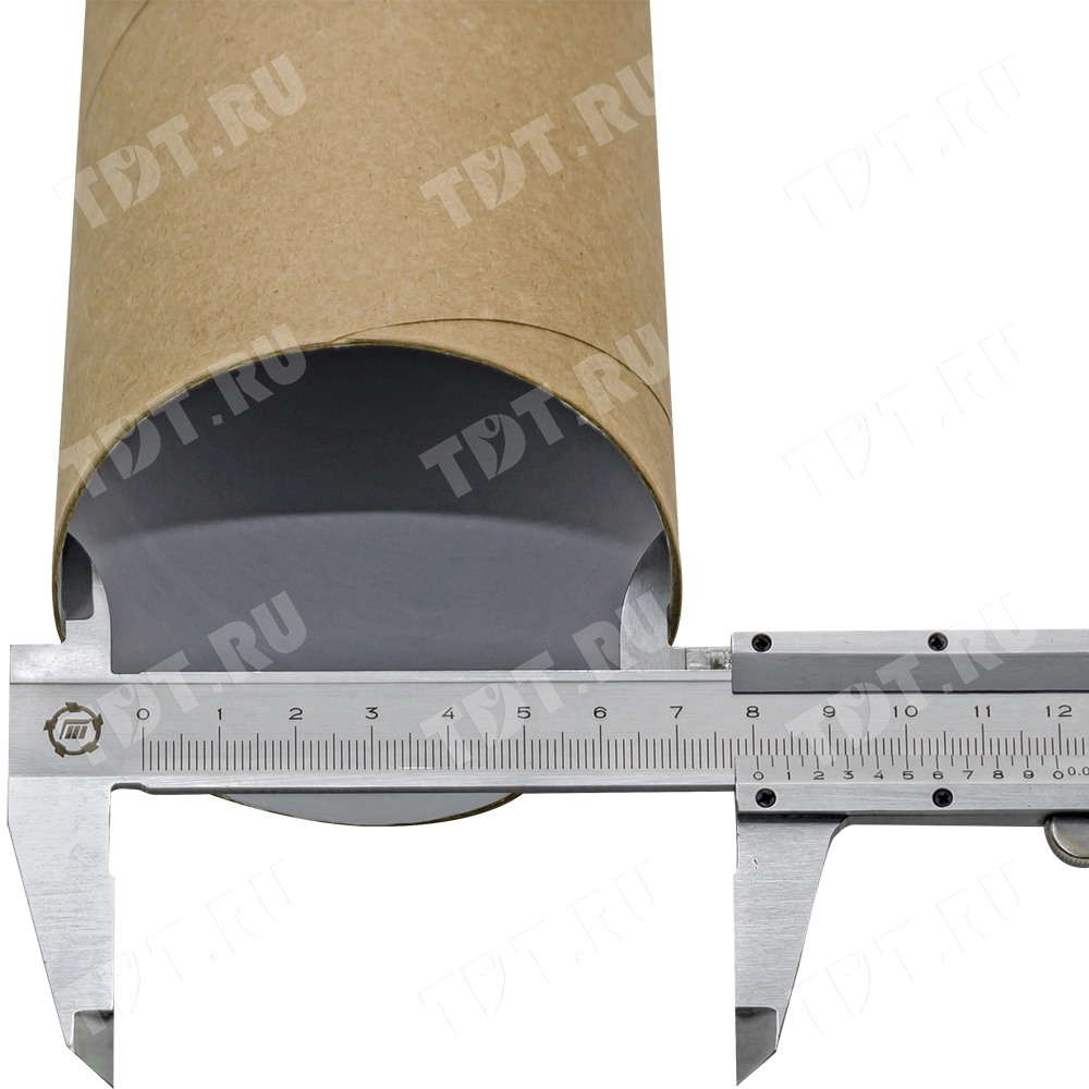 Картонный тубус с жестяной крышкой, 80*640 мм