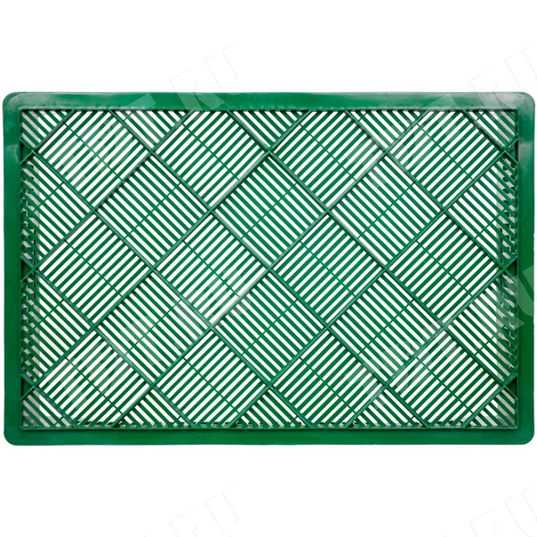 Пластиковый ящик, зелёный, 600*400*200 мм