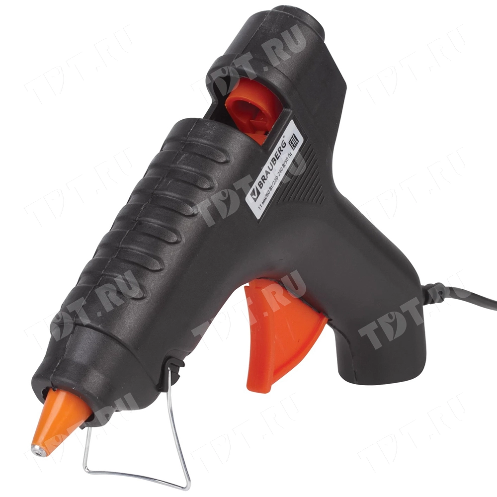 Клеевой пистолет горячего плавления Brauberg, 1.1см, 60W
