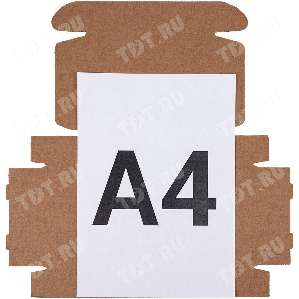 Короб №64/1-Ц, бурый, 170*130*40 мм, Т-23 В