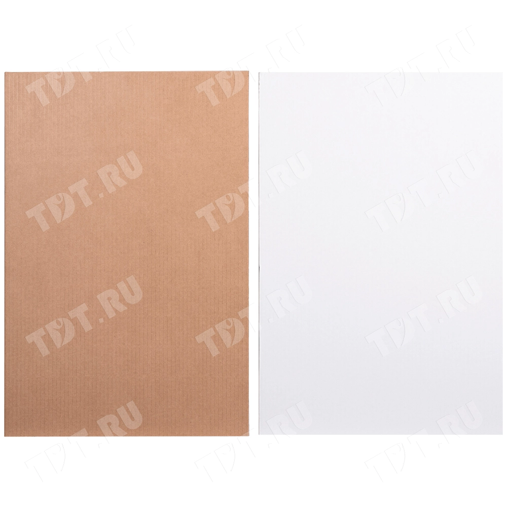 Гофрокартон Т23, бело-бурый, 1200*800 мм