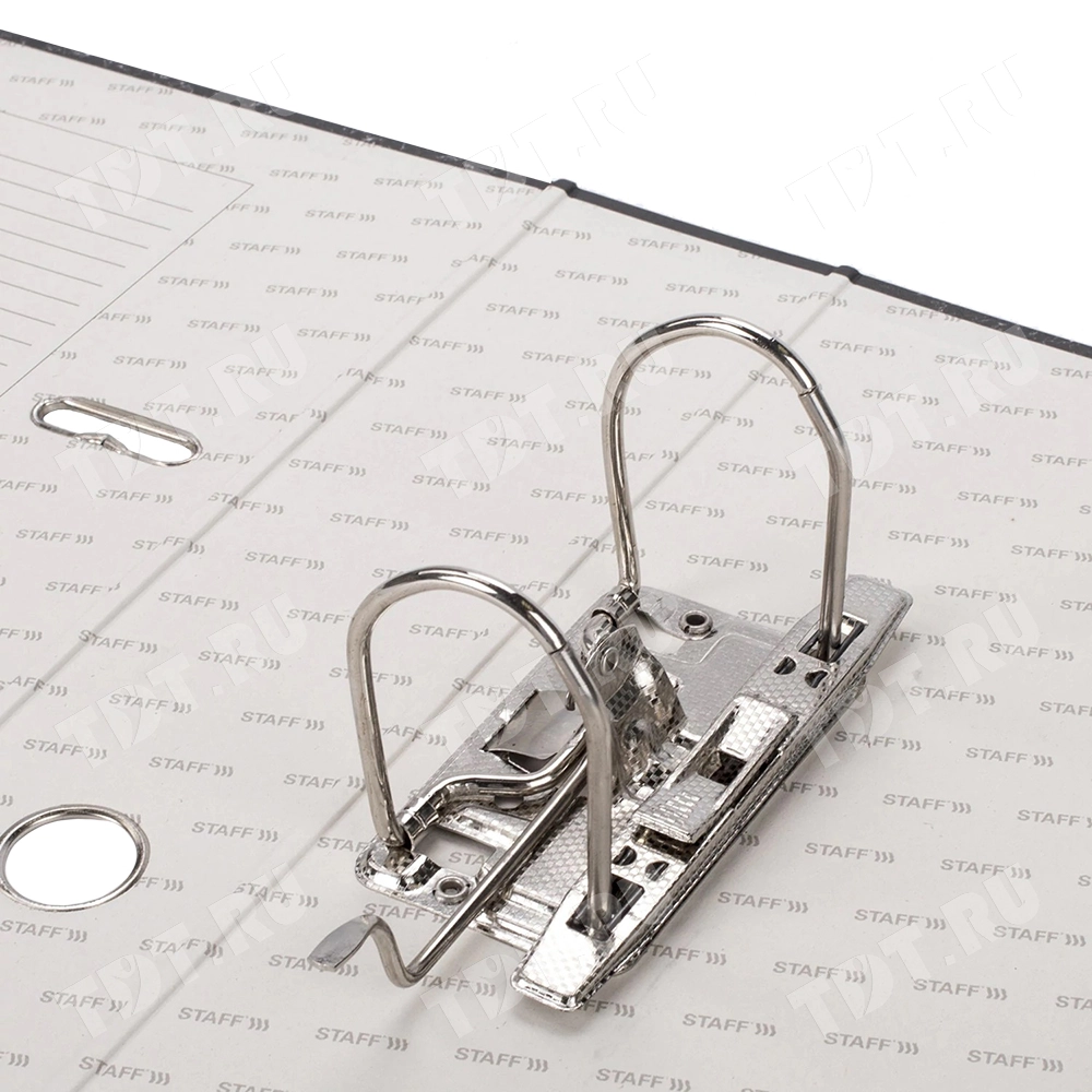 Папка-регистратор STAFF «Basic», 70 мм, А4, черный мрамор