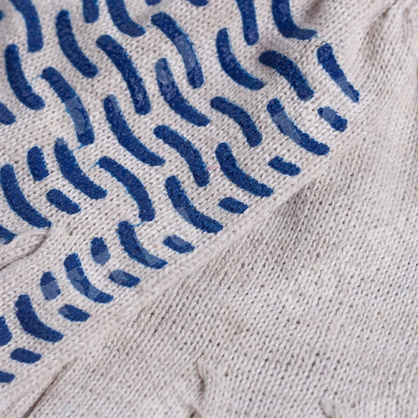 Рабочие перчатки хлопок Стандарт, с ПВХ волной