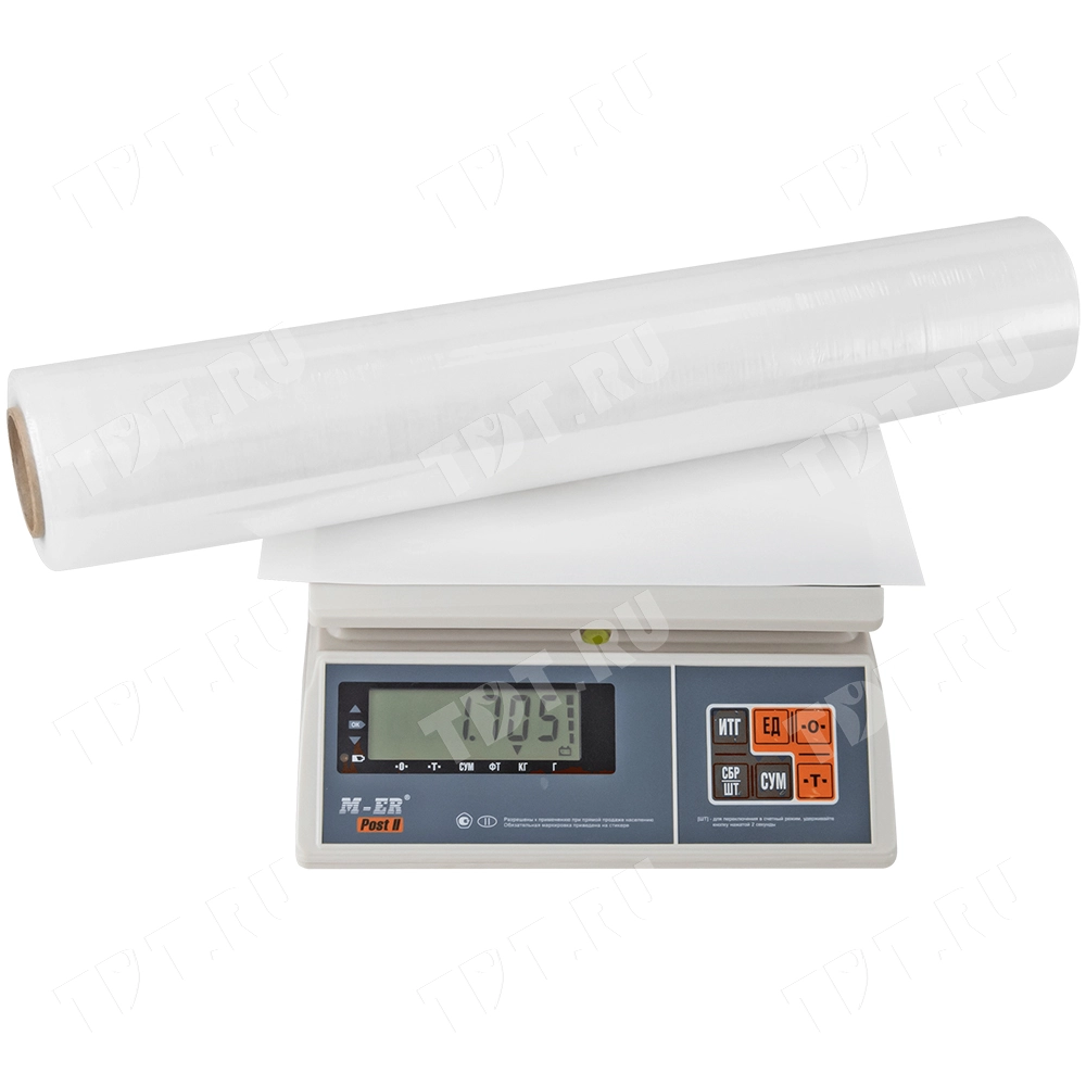 Стрейч пленка УНИВЕРСАЛ прозрачная, 500 мм, 20 мкм, 1.7 кг, 1 сорт