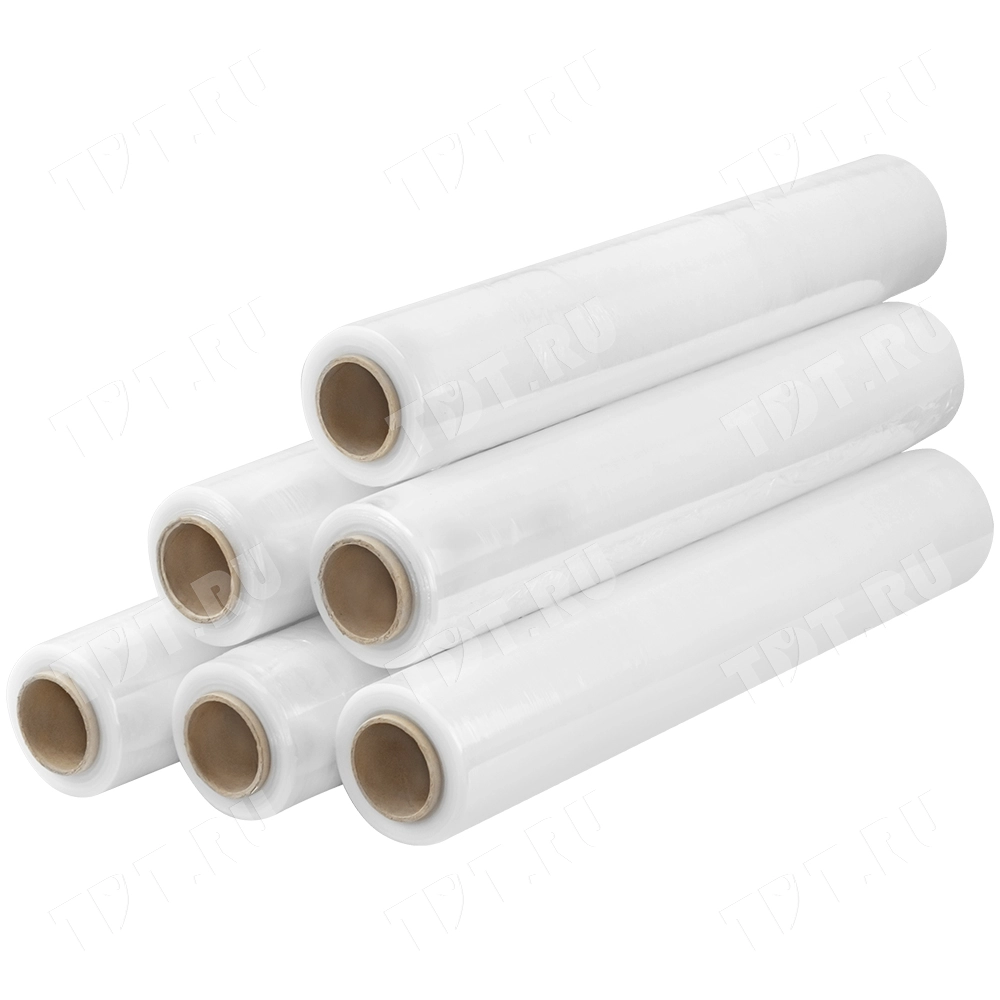 Стрейч пленка УНИВЕРСАЛ прозрачная, 500 мм, 20 мкм, 1.7 кг, 1 сорт