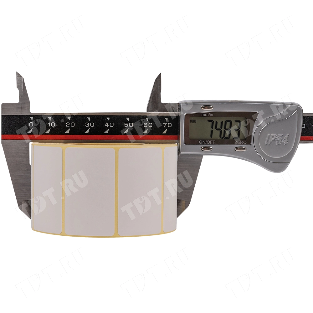 Термоэтикетки самоклеящиеся TOP 43*25 мм, втулка 40 мм, 1000 шт./рол.