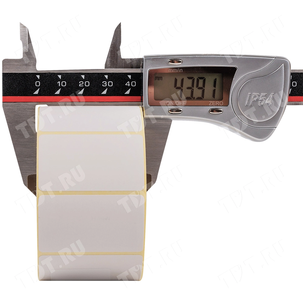 Термоэтикетки самоклеящиеся TOP 43*25 мм, втулка 40 мм, 1000 шт./рол.