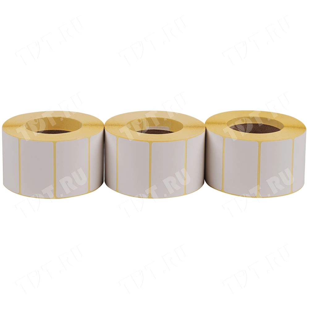 Термоэтикетки самоклеящиеся TOP 43*25 мм, втулка 40 мм, 1000 шт./рол.