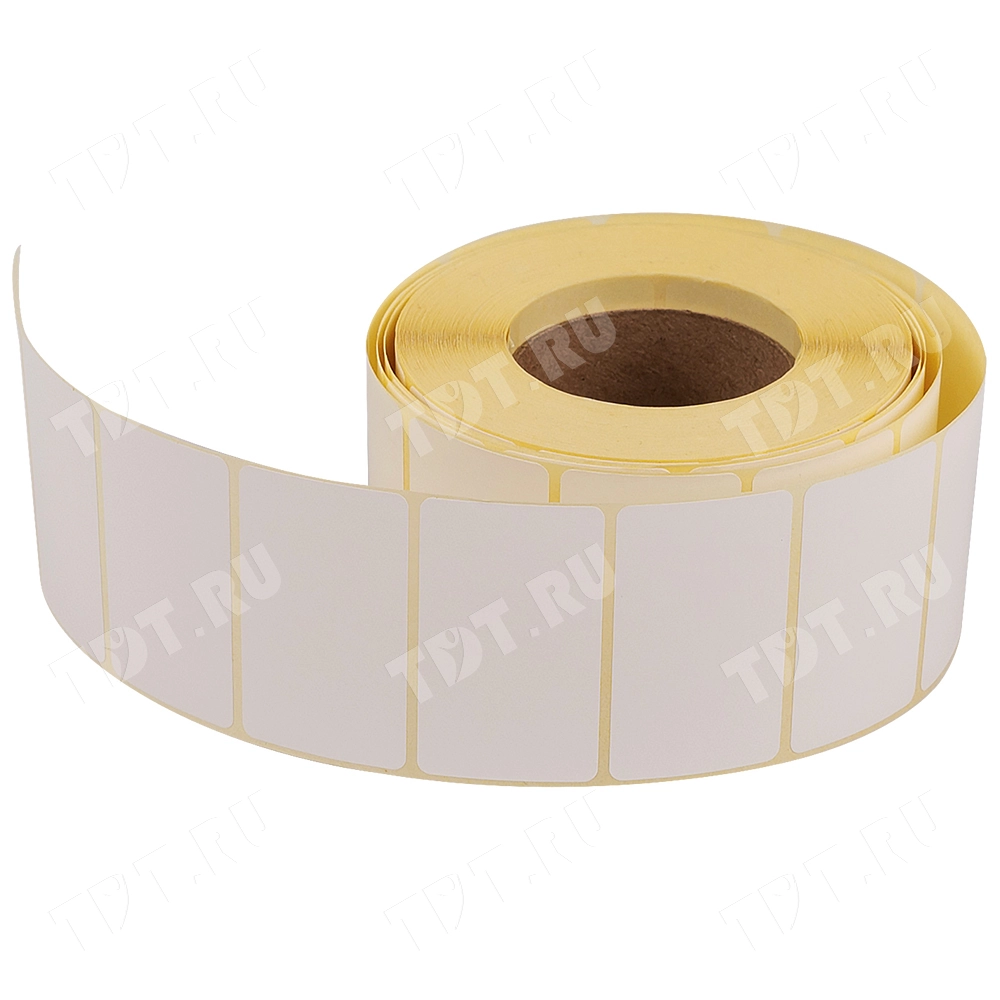 Термоэтикетки самоклеящиеся TOP 43*25 мм, втулка 40 мм, 1000 шт./рол.