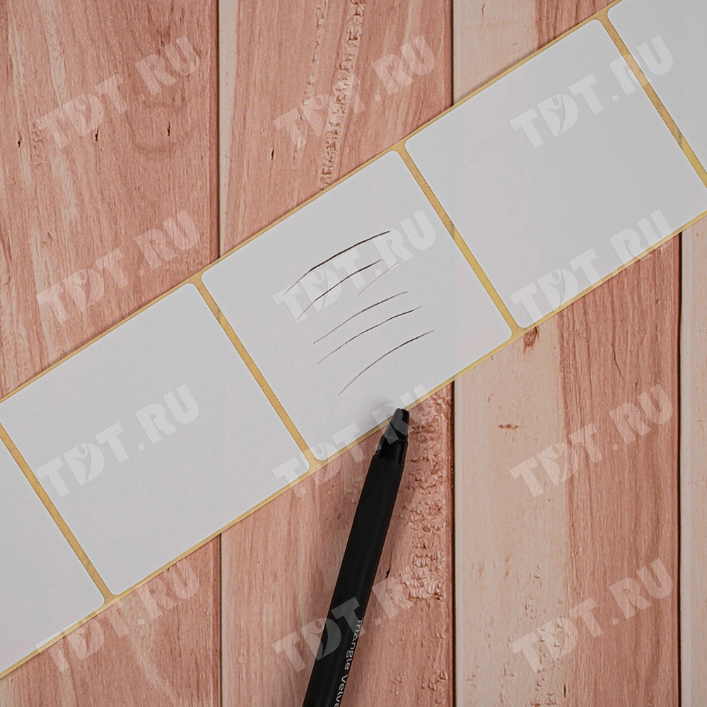 Термоэтикетки самоклеящиеся ЭКО 58*60 мм, втулка 40 мм, 500 шт./рол.