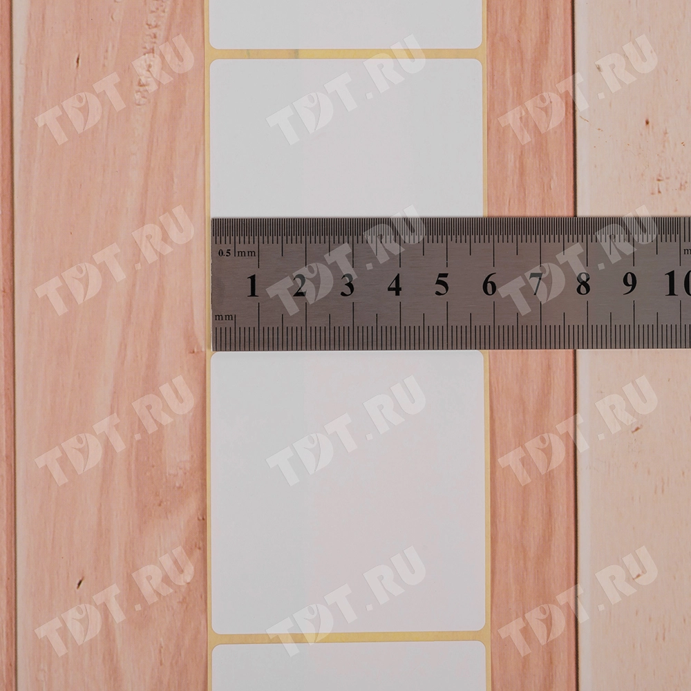 Термоэтикетки самоклеящиеся ЭКО 58*60 мм, втулка 40 мм, 500 шт./рол.