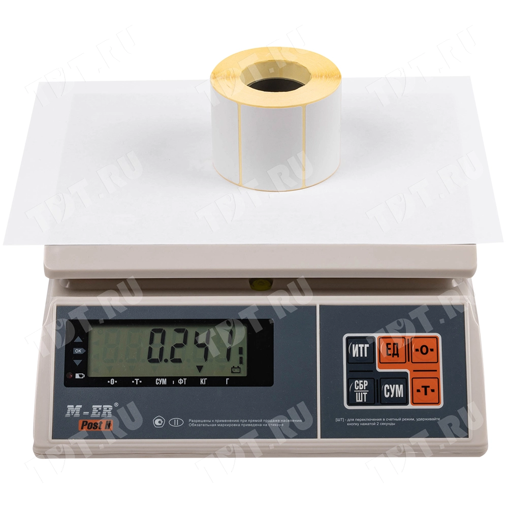 Термоэтикетки самоклеящиеся TOP 58*40 мм, втулка 40 мм, 700 шт./рол.