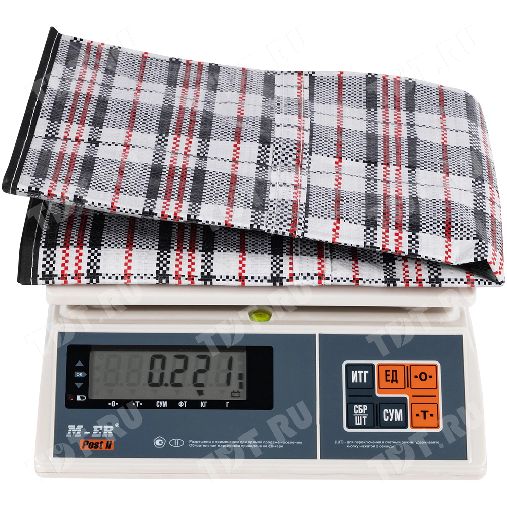 Сумка однослойная хозяйственная, 90 л, 60*30*50 см, чёрно-красная