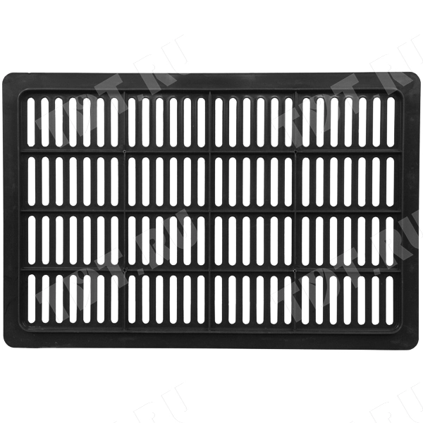 Пластиковый ящик, чёрный, 600*400*250 мм