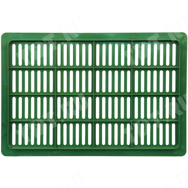 Пластиковый ящик, зелёный, 600*400*250 мм