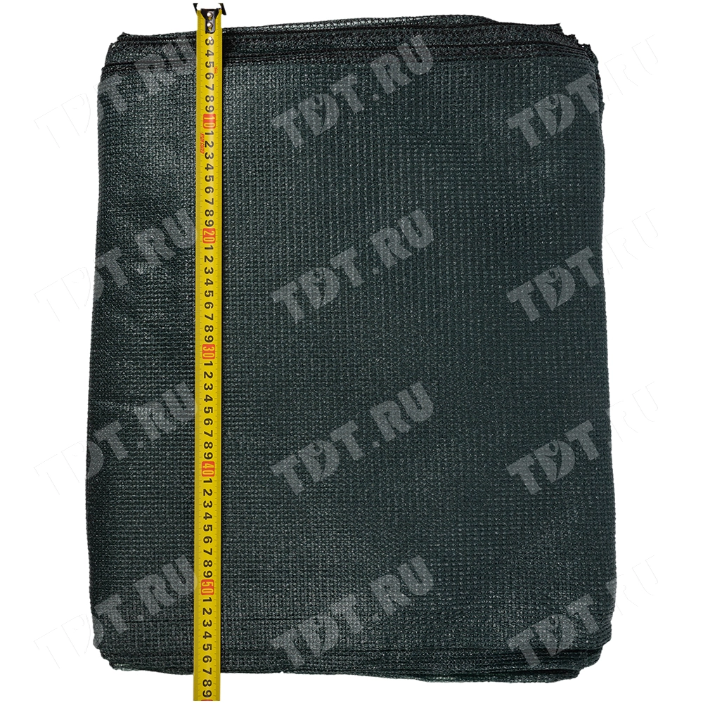 Фасадная сетка PRO для строительных лесов, 80 г/м², 2*10 м, темно-зеленая, затенение 80-85%