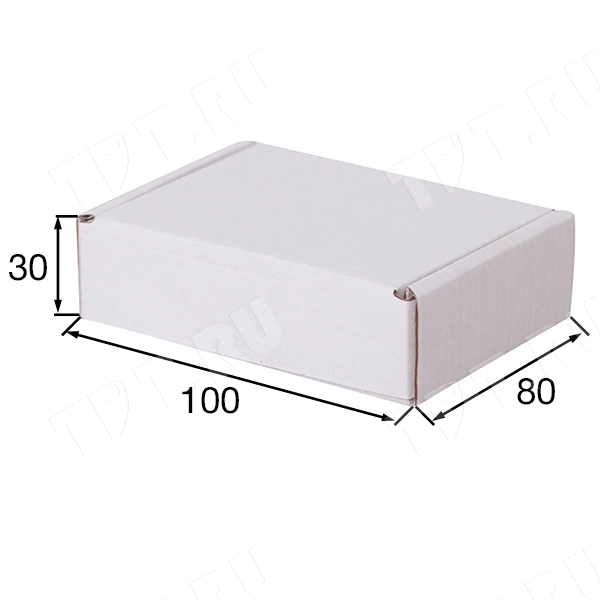 Короб КС-404 МГФ, белый, 100*80*30 мм