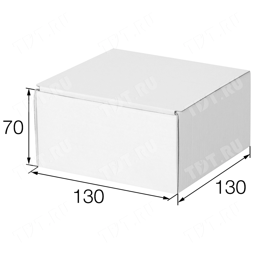 Короб КС-410 МГФ, белый, 130*130*70 мм
