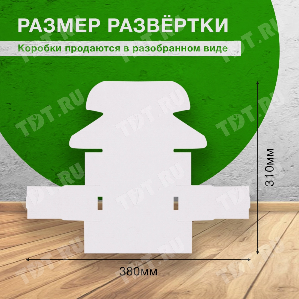 Короб КС-414 МГФ, белый, 110*60*60 мм, Т-23 Е