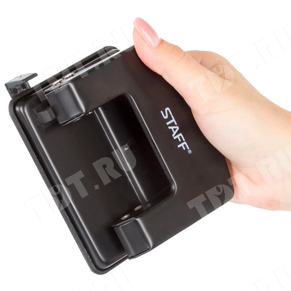 Металлический дырокол STAFF, на 20 листов, 107*88*78 мм