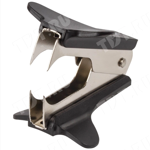 Антистеплер STAFF для скоб №10 и №24/6, черный