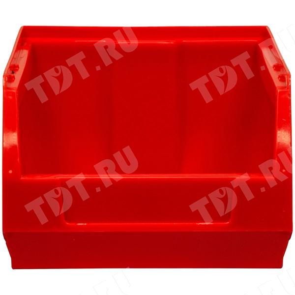 Ящик для склада Sanremo PP, красный, 170*105*75 мм