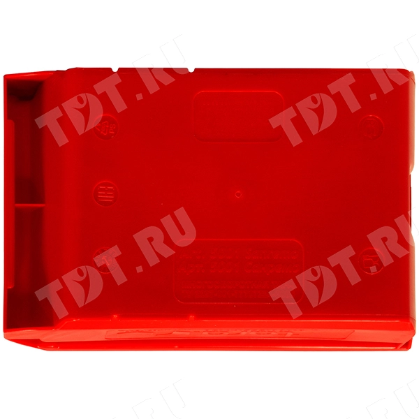 Ящик для склада Sanremo PP, красный, 170*105*75 мм