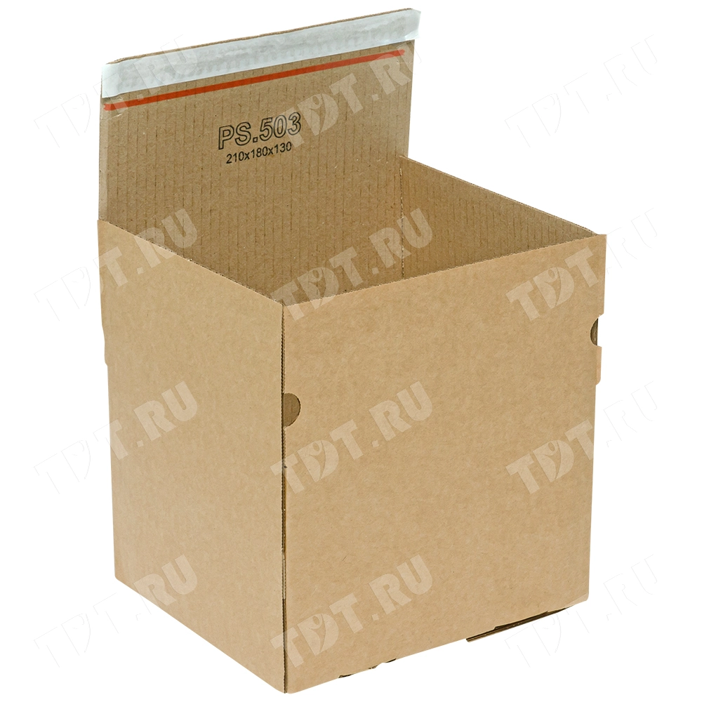 Почтовый короб PS.503 с клеевым клапаном, 210*180*130 мм, Т-23 В