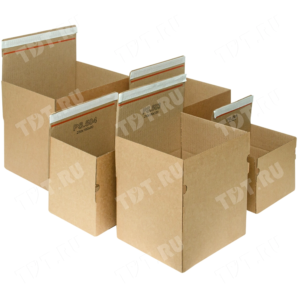 Почтовый короб PS.503 с клеевым клапаном, 210*180*130 мм, Т-23 В